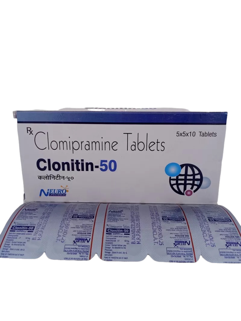 CLONITIN 50 MG - 10 TABLETS - Image 3