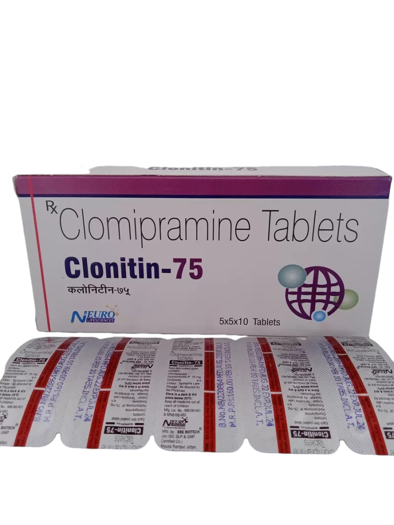 CLONITIN 75 MG - 10 TABLETS - Image 3