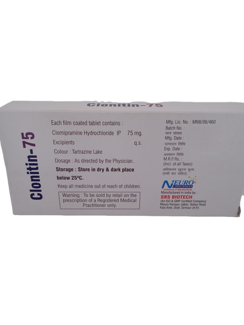 CLONITIN 75 MG - 10 TABLETS - Image 4