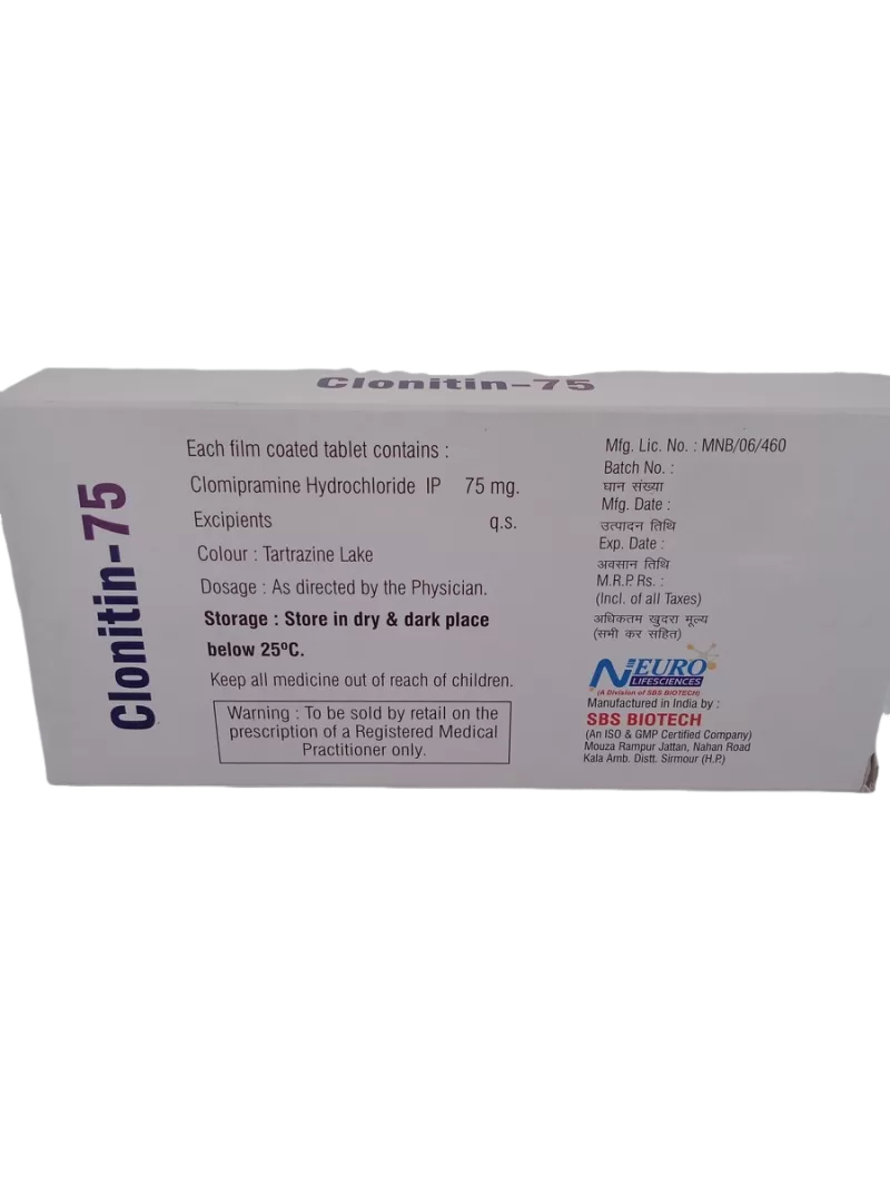 CLONITIN 75 MG - 10 TABLETS - Image 4