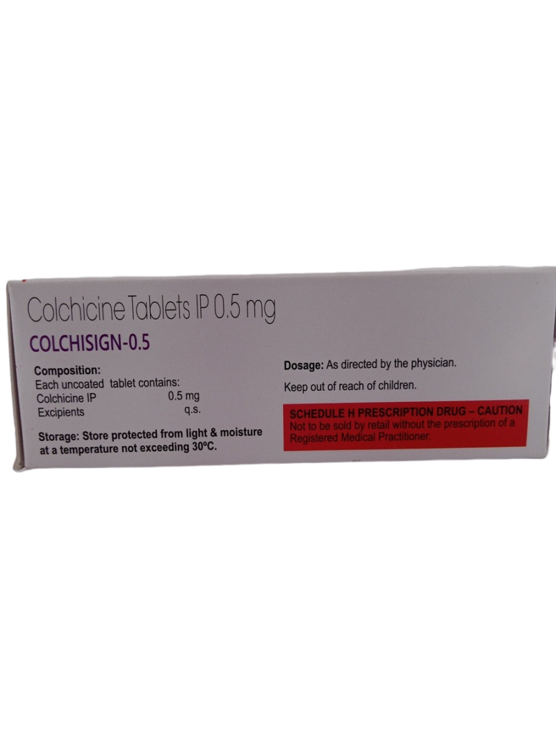 COLCHISIGN 0.5MG - 10 TABLET - Image 4