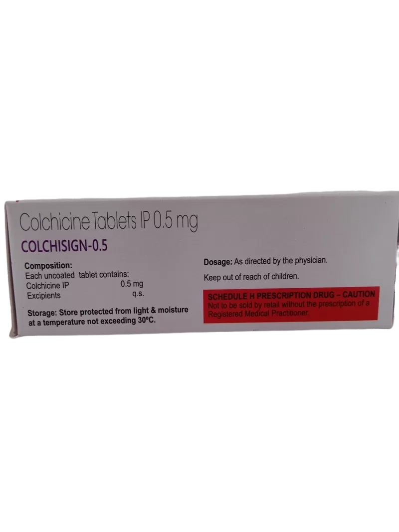 COLCHISIGN 0.5MG - 10 TABLET - Image 4