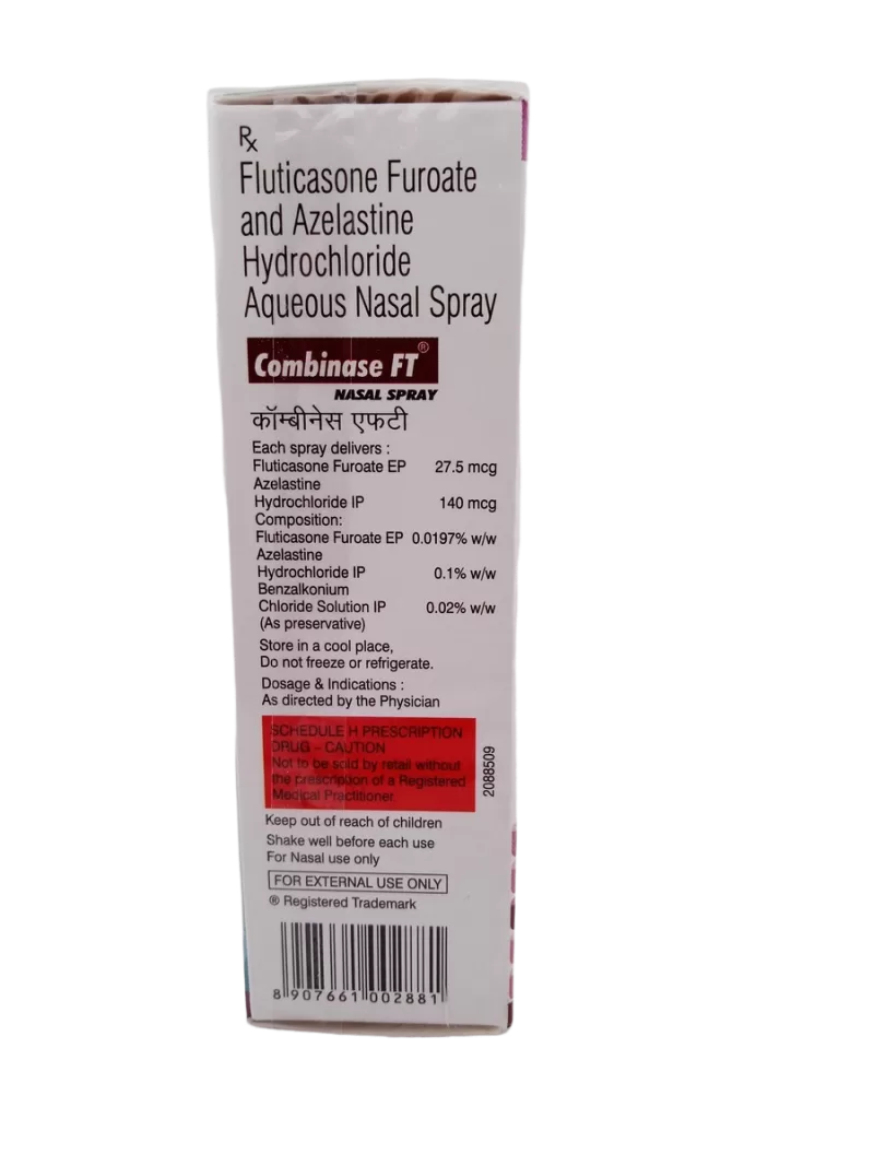 COMBINASE FT - 1 NASAL SPRAY OF 9.8gm - Image 2
