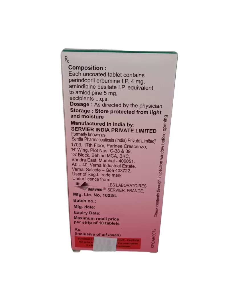 COVERSYL AM - 4 MG + 5 MG -10 TABLET - Image 4