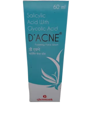 D'ACNE FOAMING FACE WASH - 1 BOTTLE OF 60ML