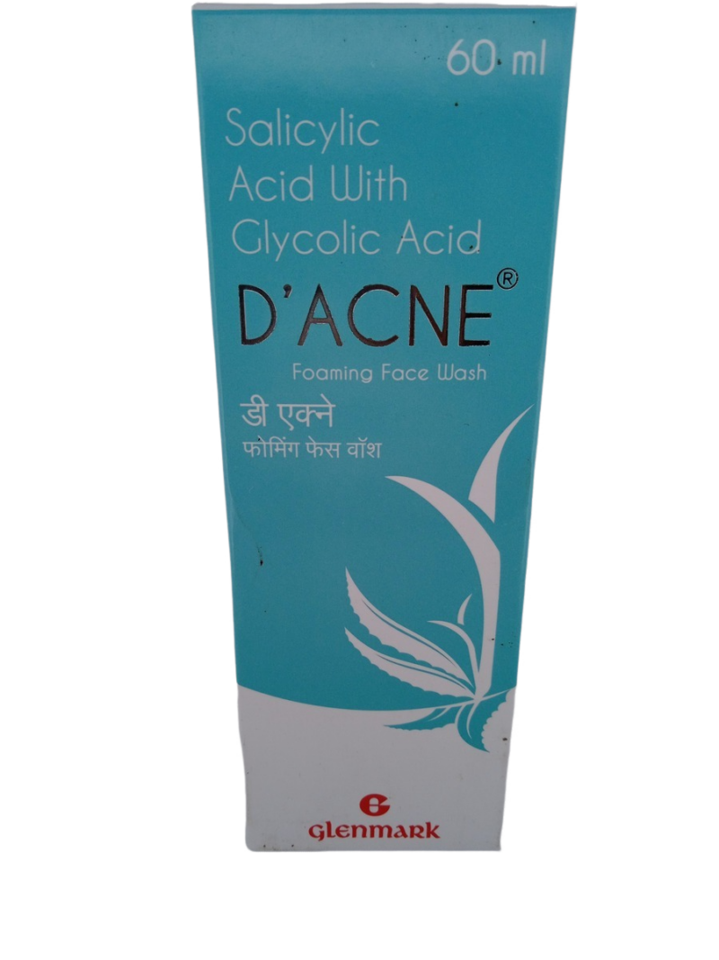 D'ACNE FOAMING FACE WASH - 1 BOTTLE OF 60ML