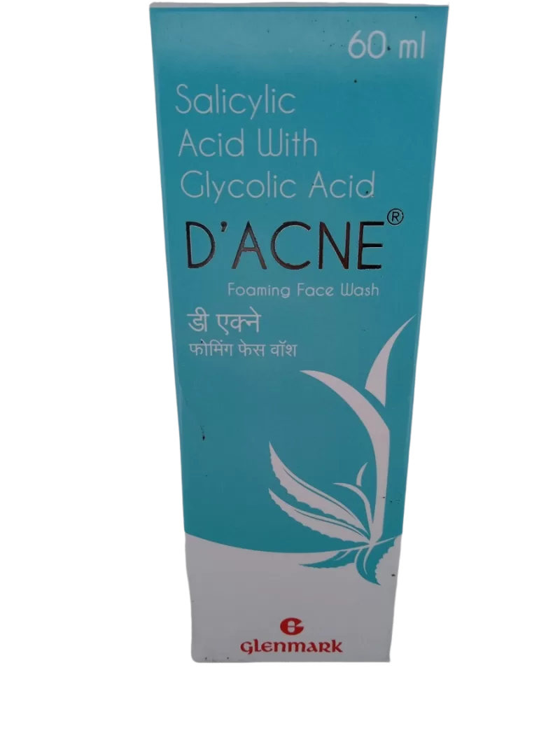 D'ACNE FOAMING FACE WASH - 1 BOTTLE OF 60ML