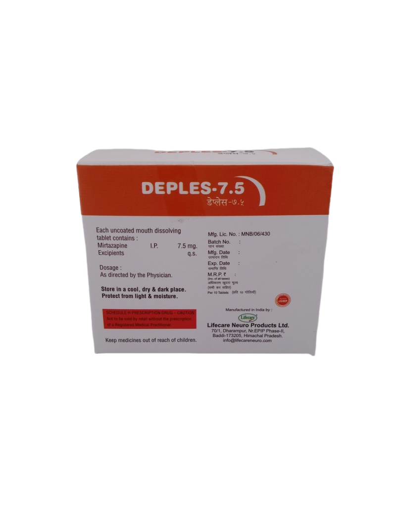 DEPLES 7.5 MG - 10 TABLETS - Image 4