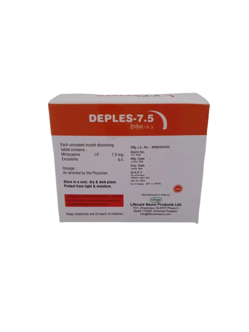 DEPLES 7.5 MG - 10 TABLETS - Image 4