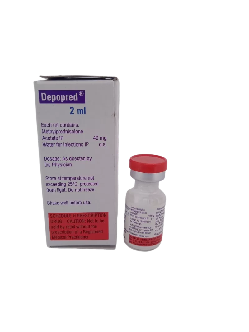 DEPOPRED 40MG/1ML - 1 BOTTLE OF 2ML - Image 3