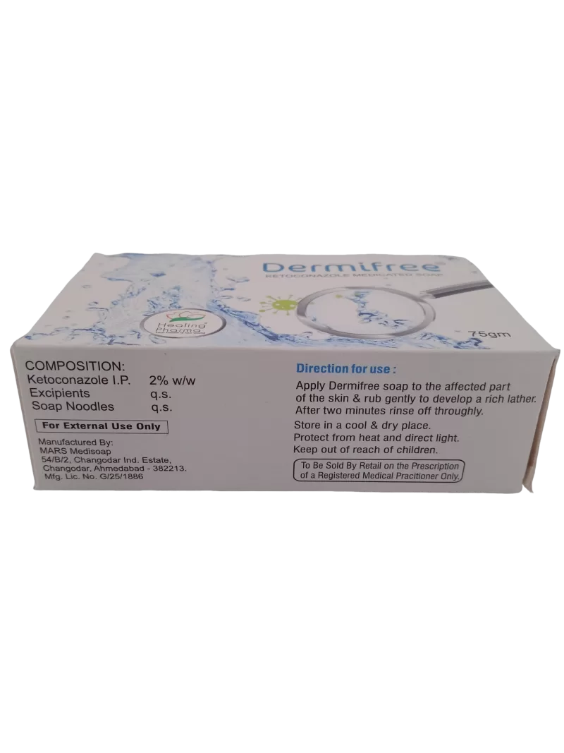DERMIFREE SOAP - 1 BAR OF 75GM - Image 3