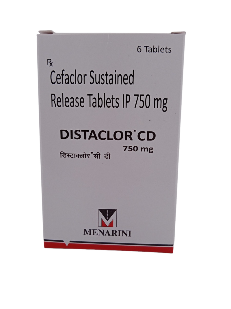 DISTACLOR CD 750 MG - 6 TABLETS