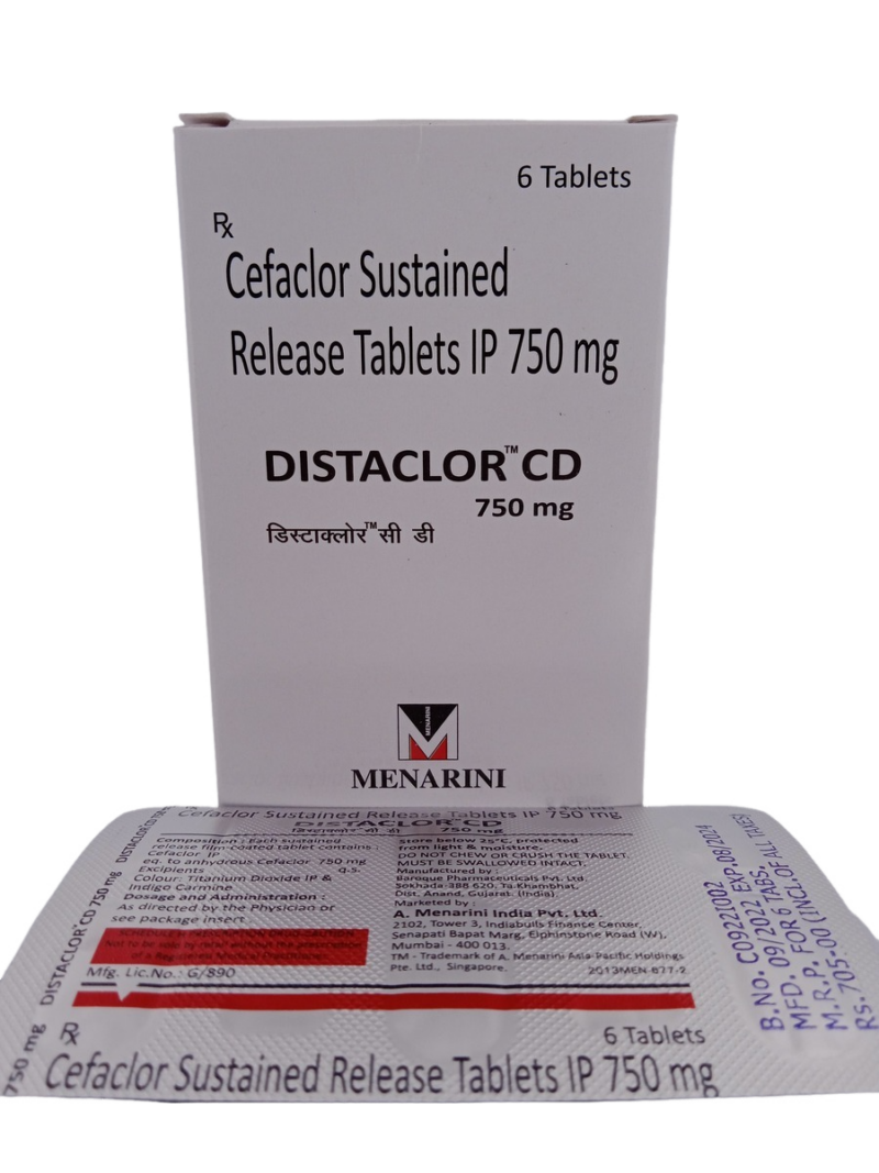 DISTACLOR CD 750 MG - 6 TABLETS - Image 3