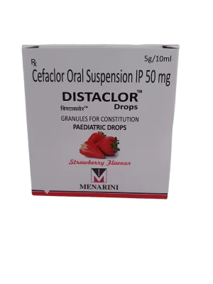 DISTACLOR DROPS 50 MG - 1 BOTTLE OF 5g/10ML