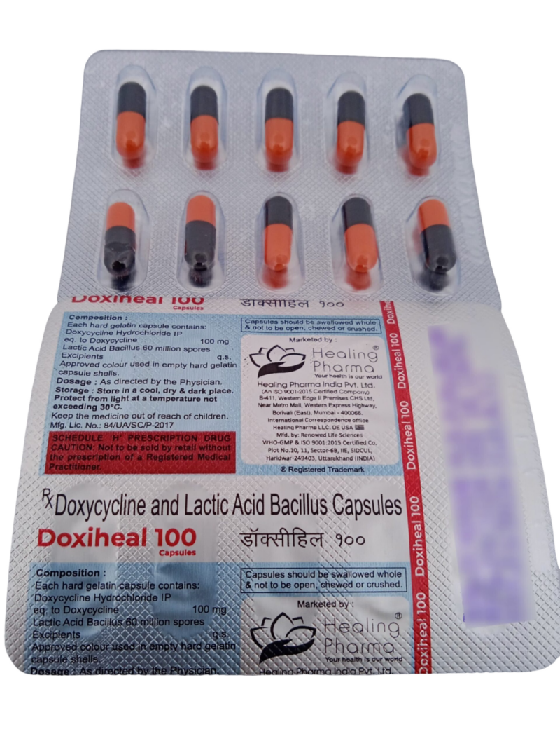 DOXIHEAL 100 MG - 10 CAPSULES - Image 2