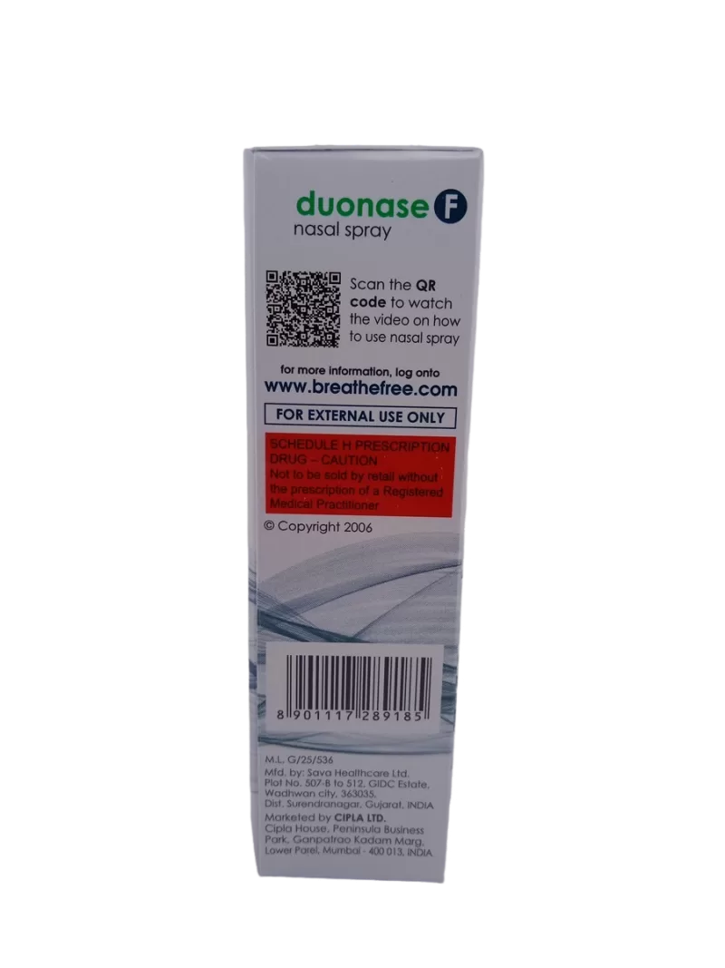 DUONASE F - 1 NASAL SPRAY OF 9.8g - Image 2