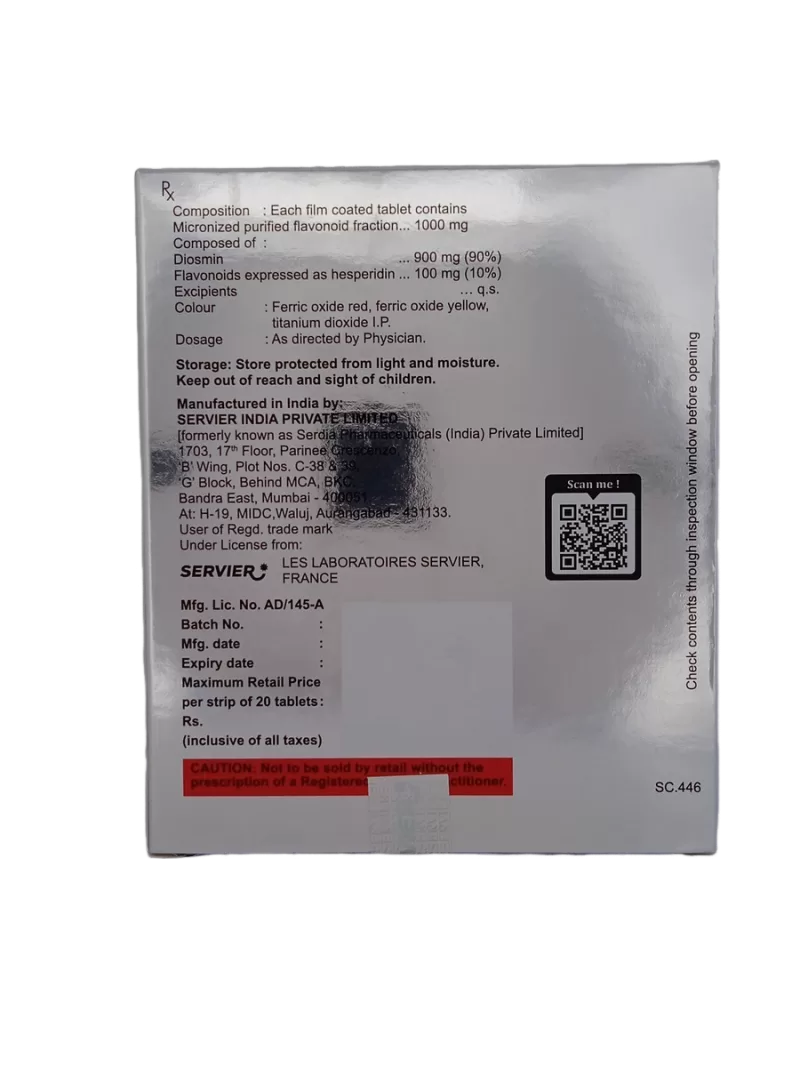 DAFLON 1000 MG - 20 TABLETS - Image 2