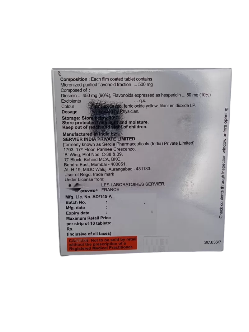DAFLON 500 MG - 10 TABLETS - Image 2