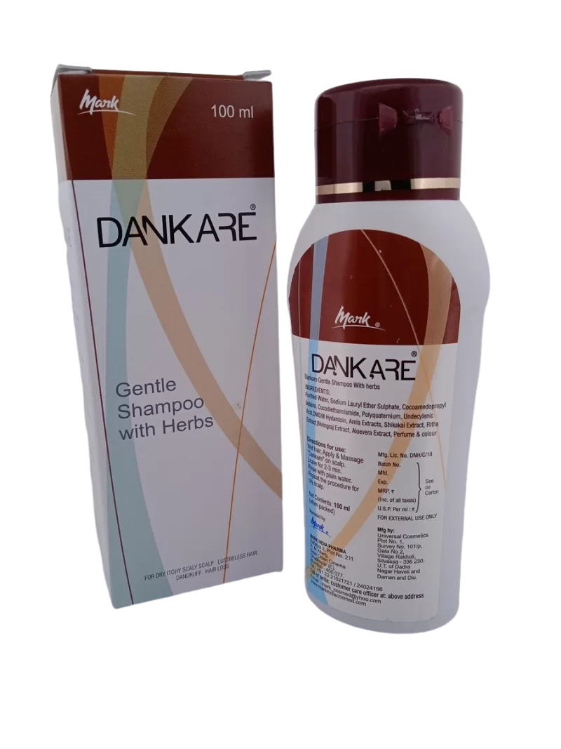 DANKARE (GENTLE SHAMPOO WITH HERBS) - 1 BOTTLE OF 100ML - Image 2
