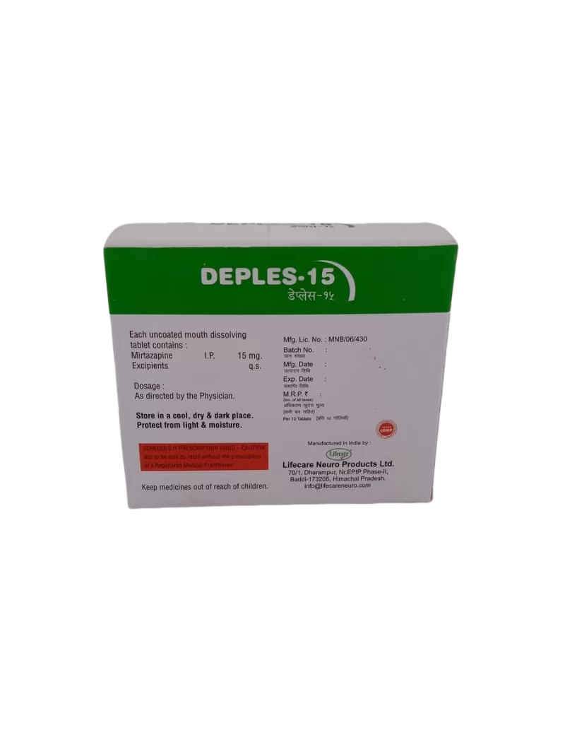 DEPLES 15 MG - 10 TABLETS - Image 4
