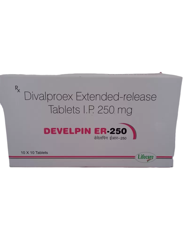 DEVELPIN ER 250 MG - 10 TABLETS