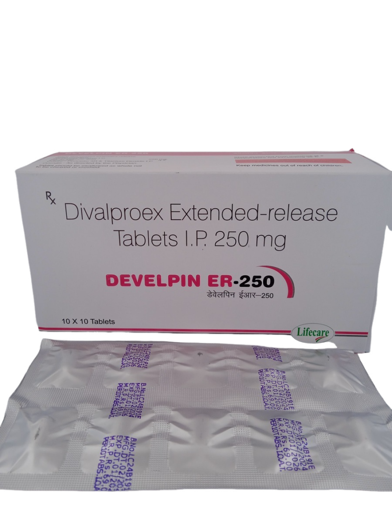 DEVELPIN ER 250 MG - 10 TABLETS - Image 3