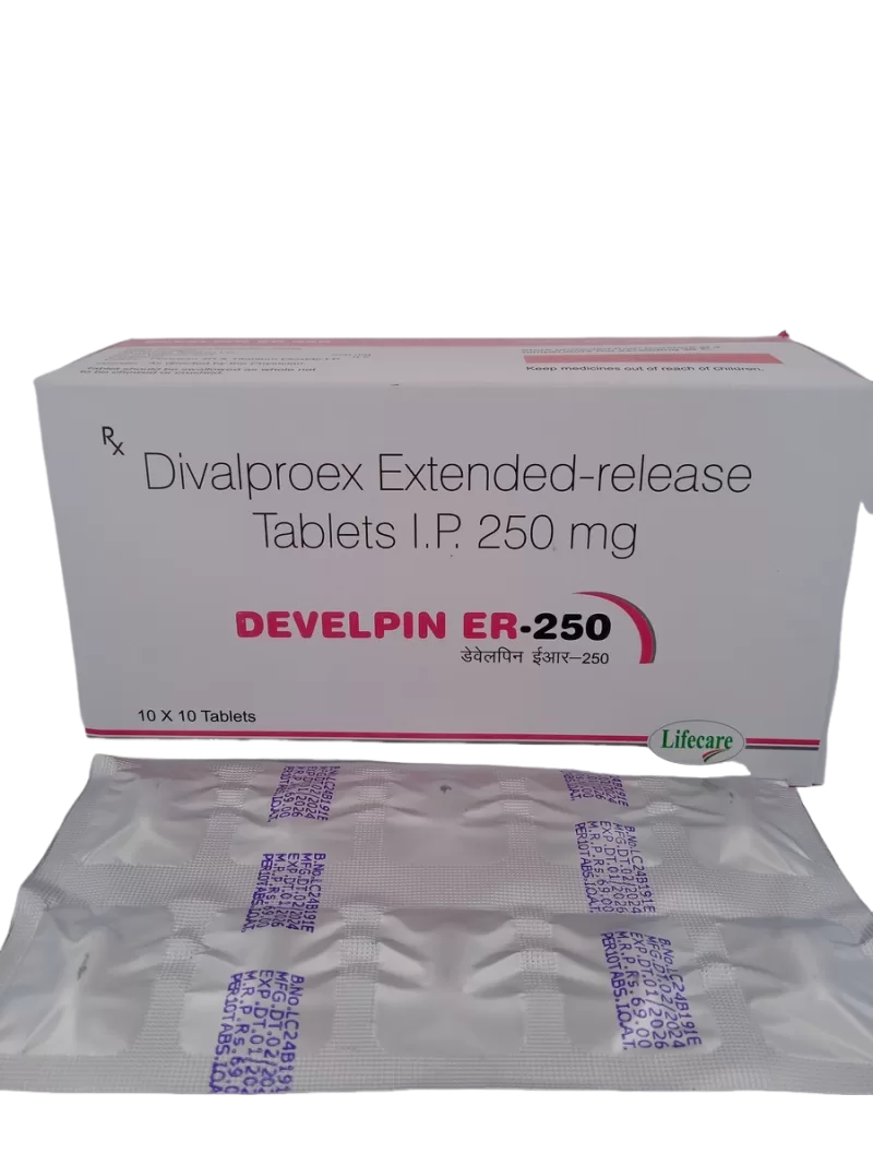 DEVELPIN ER 250 MG - 10 TABLETS - Image 3