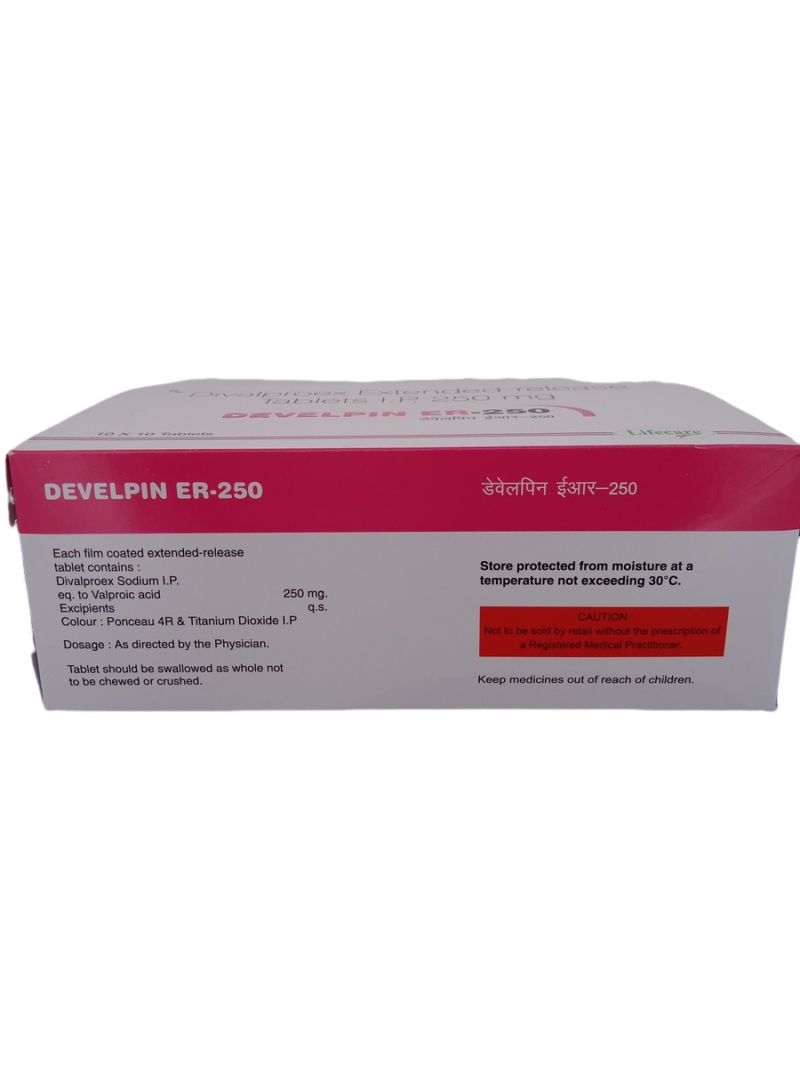 DEVELPIN ER 250 MG - 10 TABLETS - Image 4