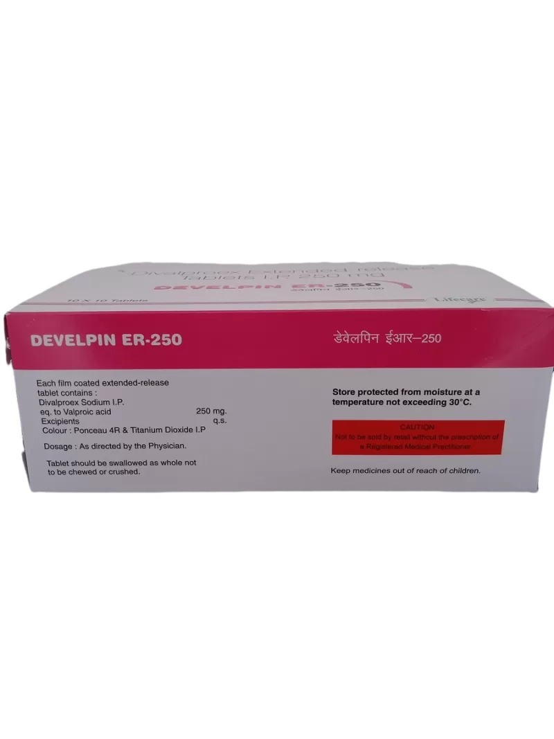 DEVELPIN ER 250 MG - 10 TABLETS - Image 4