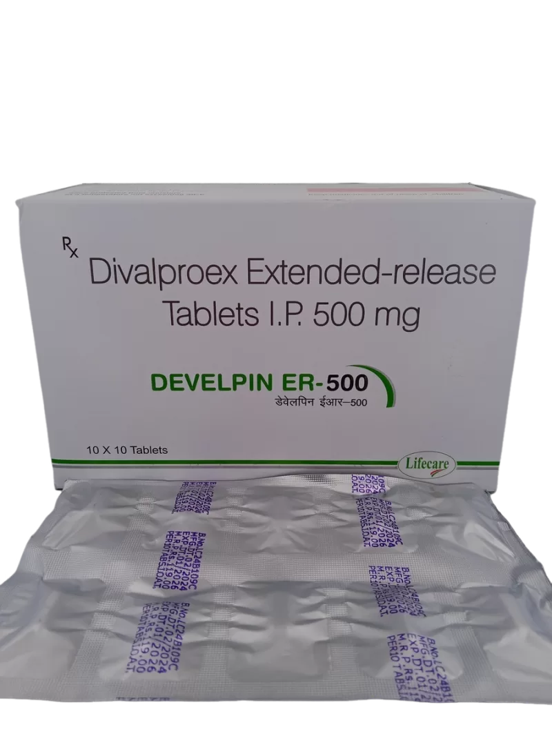 DEVELPIN ER 500 MG - 10 TABLETS - Image 3