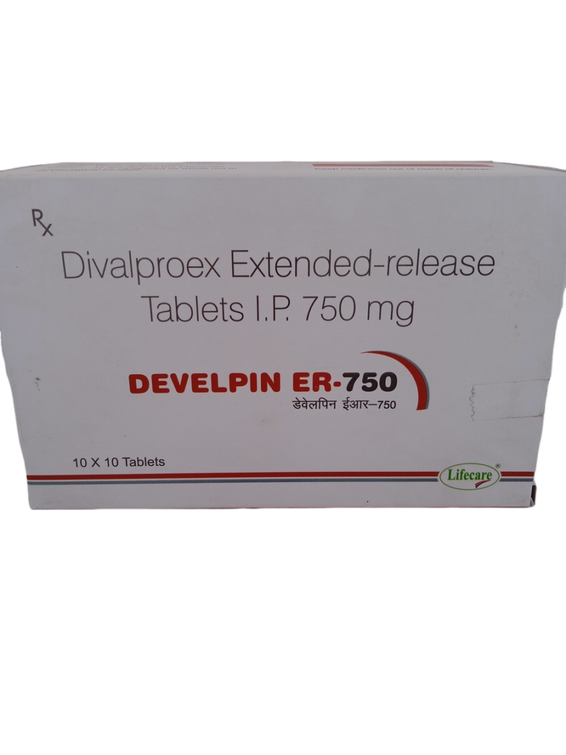 DEVELPIN ER 750 MG - 10 TABLETS