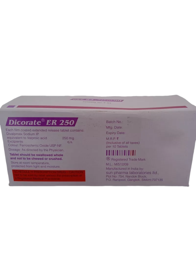 DICORATE ER 250 MG - 10 TABLETS - Image 4