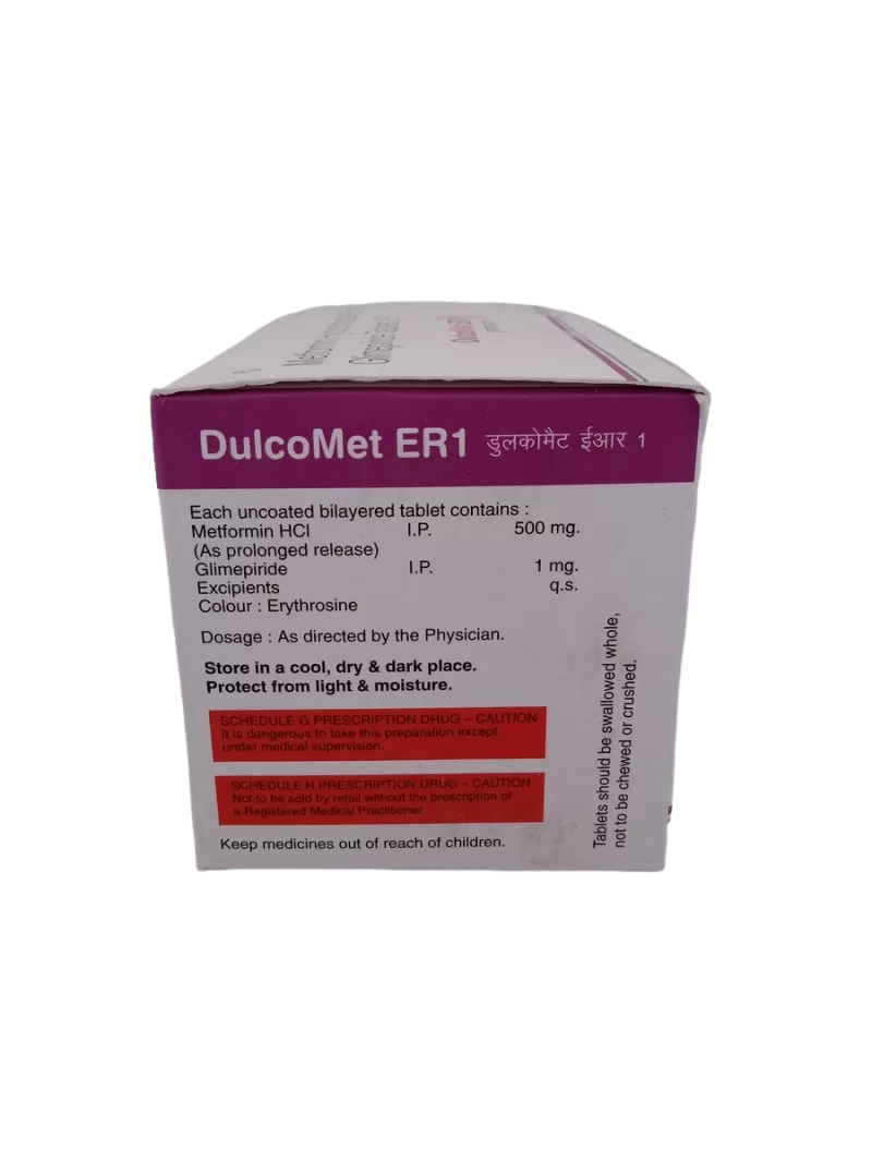 DULCOMET ER1 - 10 TABLETS - Image 4