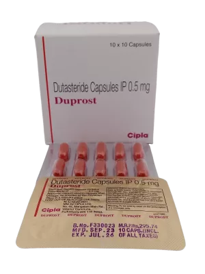 DUPROST 0.5 MG - 10 CAPSULES