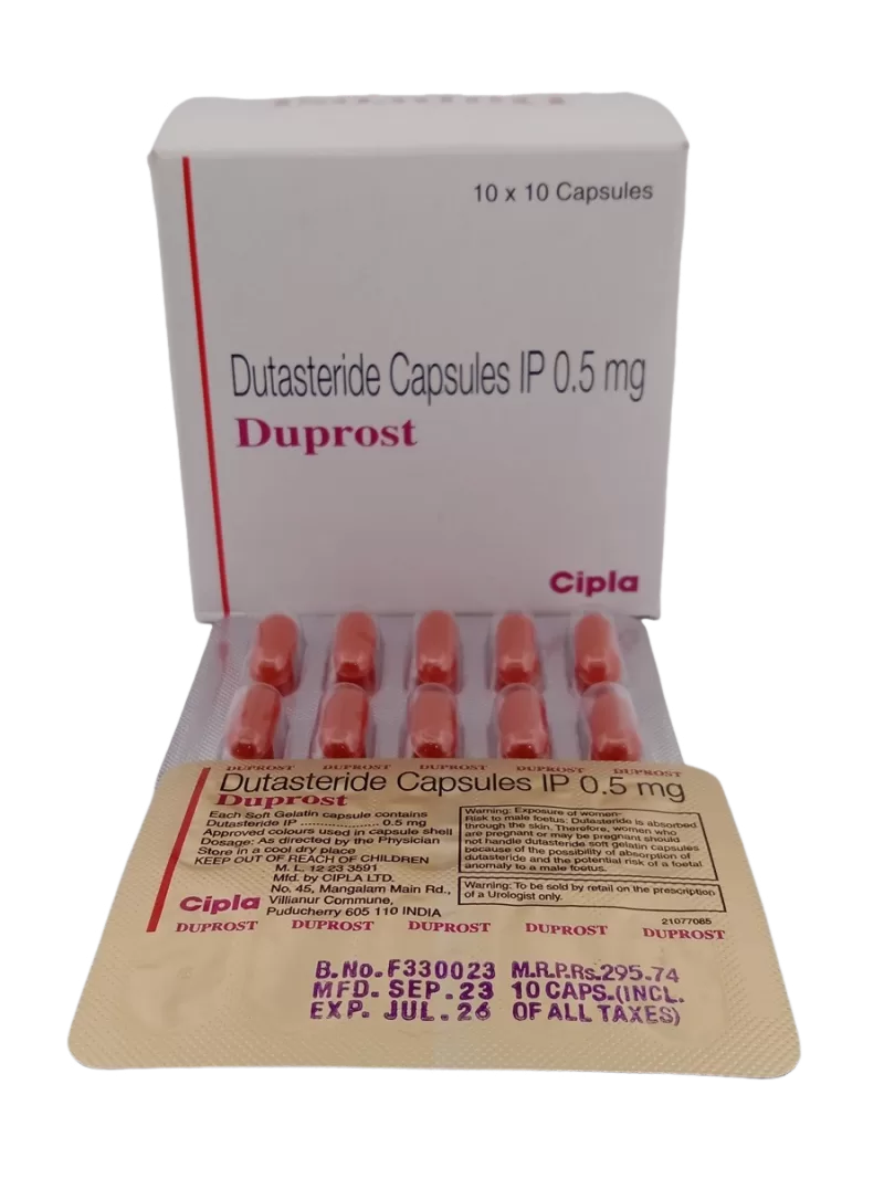 DUPROST 0.5 MG - 10 CAPSULES