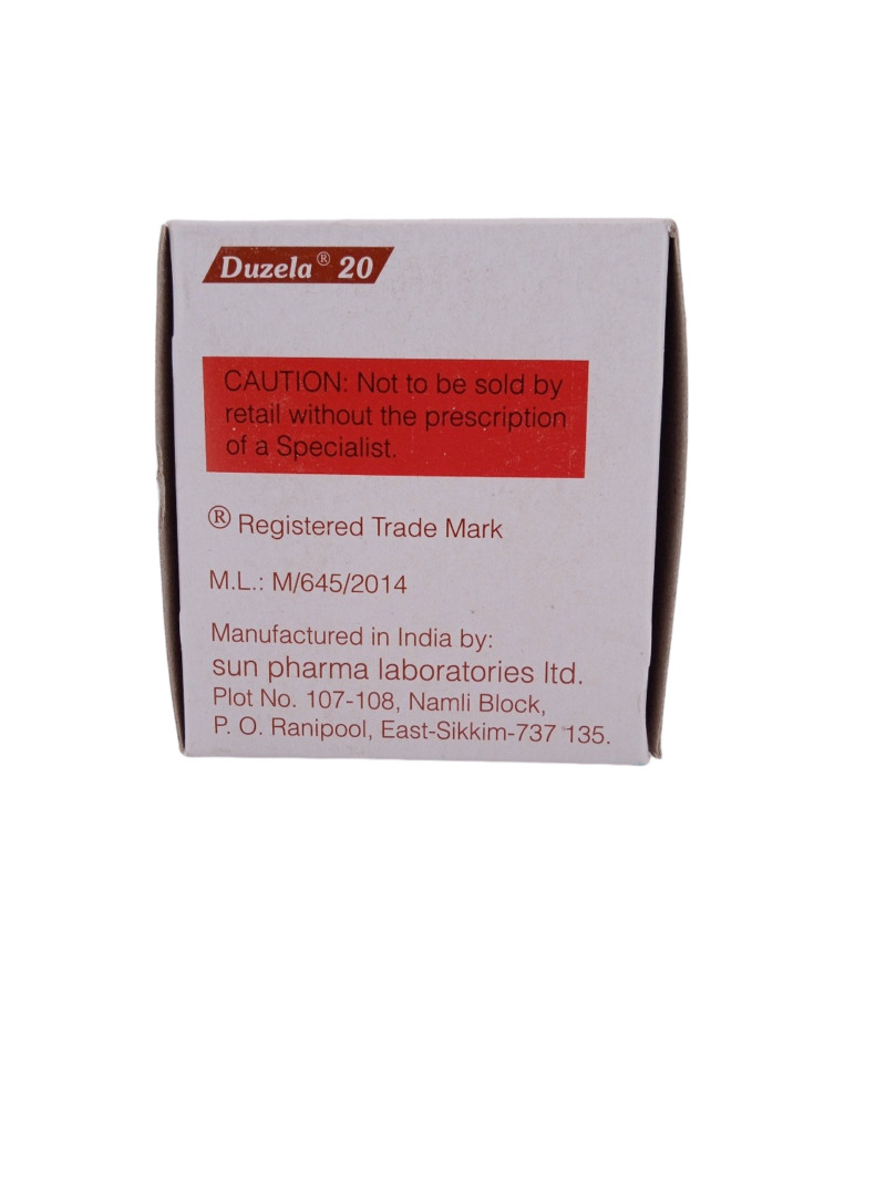 DUZELA 20 MG CAPSULES - 10 CAPSULES - Image 3