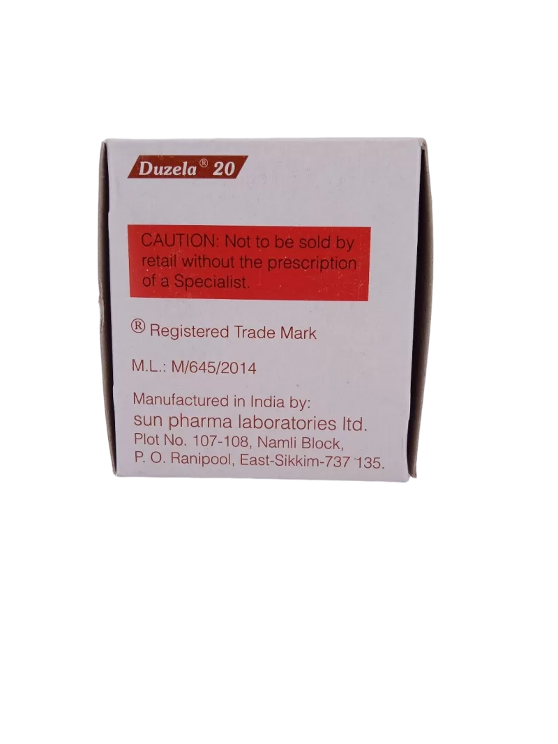 DUZELA 20 MG CAPSULES - 10 CAPSULES - Image 3