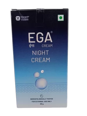 EGA NIGHT CREAM - 1 BOTTLE OF 30gm