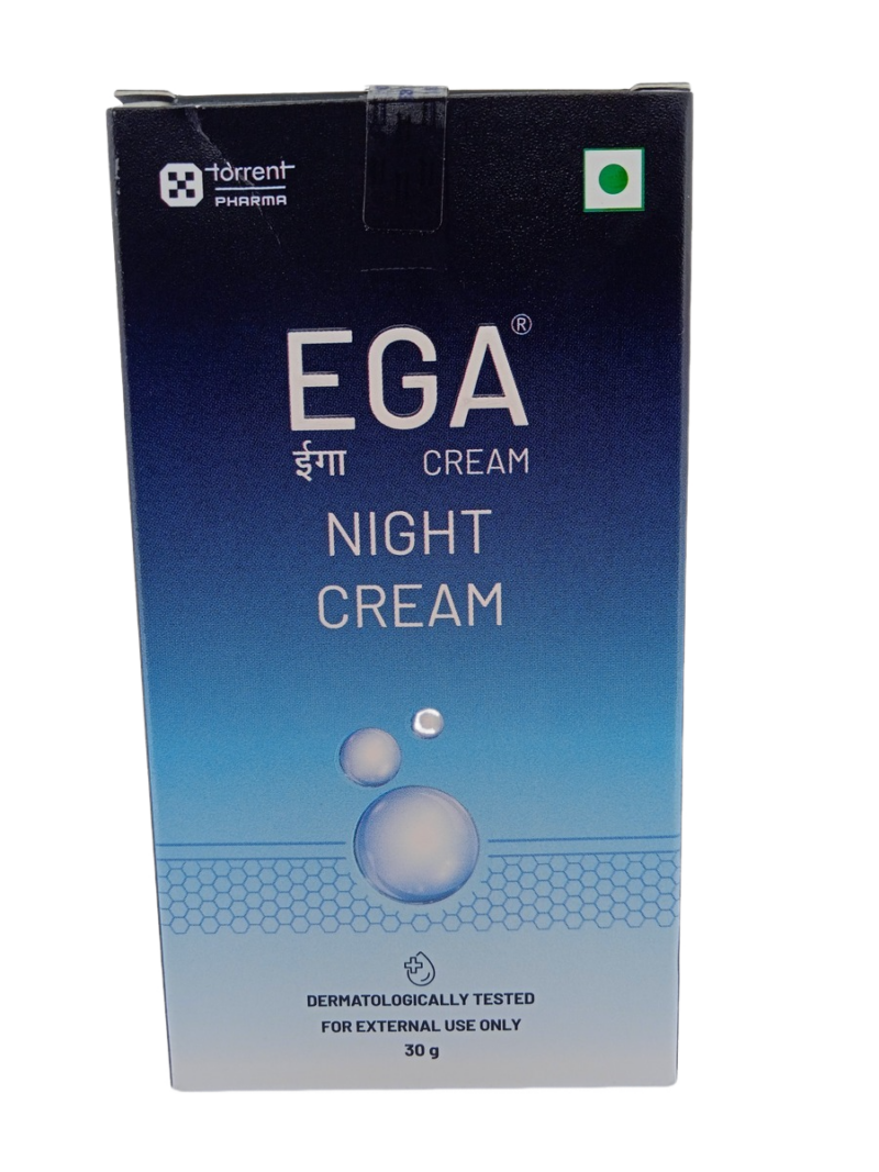 EGA NIGHT CREAM - 1 BOTTLE OF 30gm