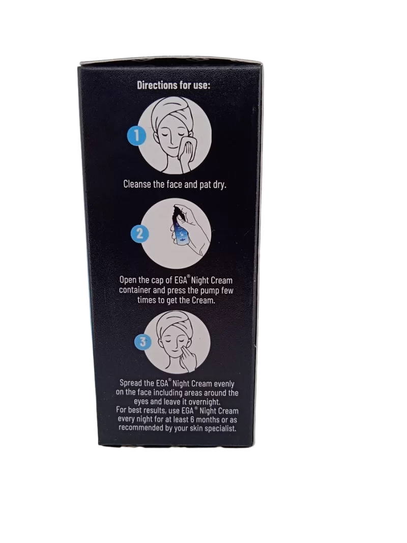 EGA NIGHT CREAM - 1 BOTTLE OF 30gm - Image 2