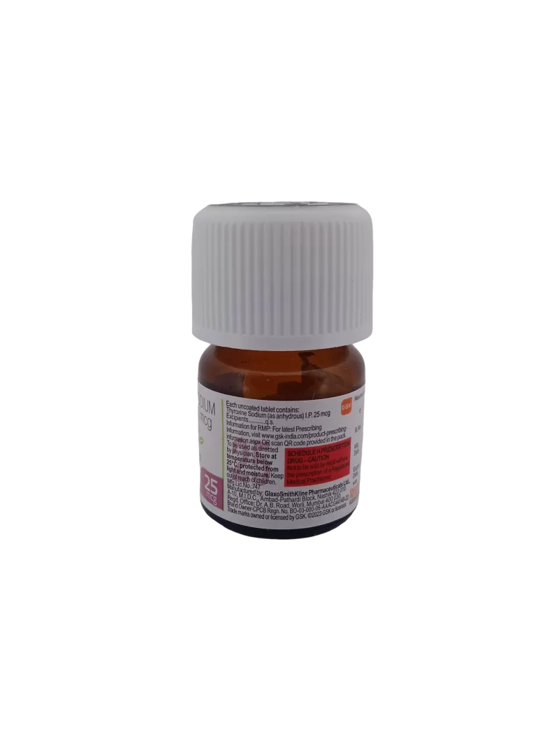 ELTROXIN 25 MCG - 1 BOTTLE OF 120 TABLETS - Image 4