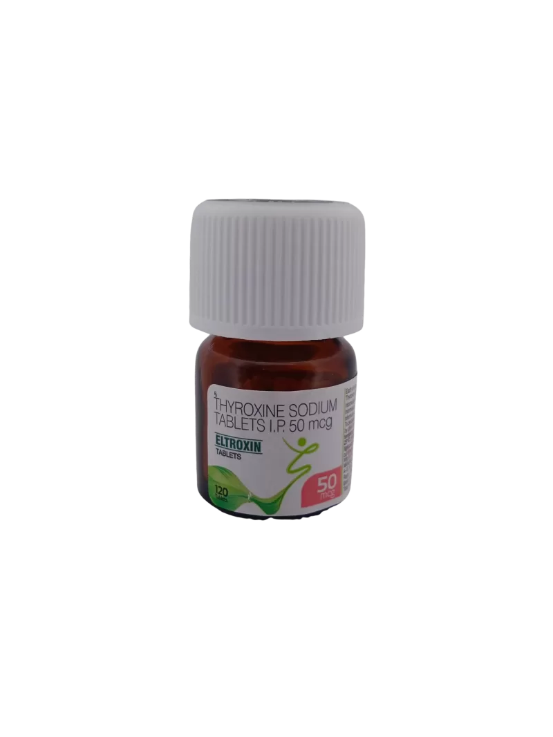 ELTROXIN 50 MCG - 1 BOTTLE OF 120 TABLETS