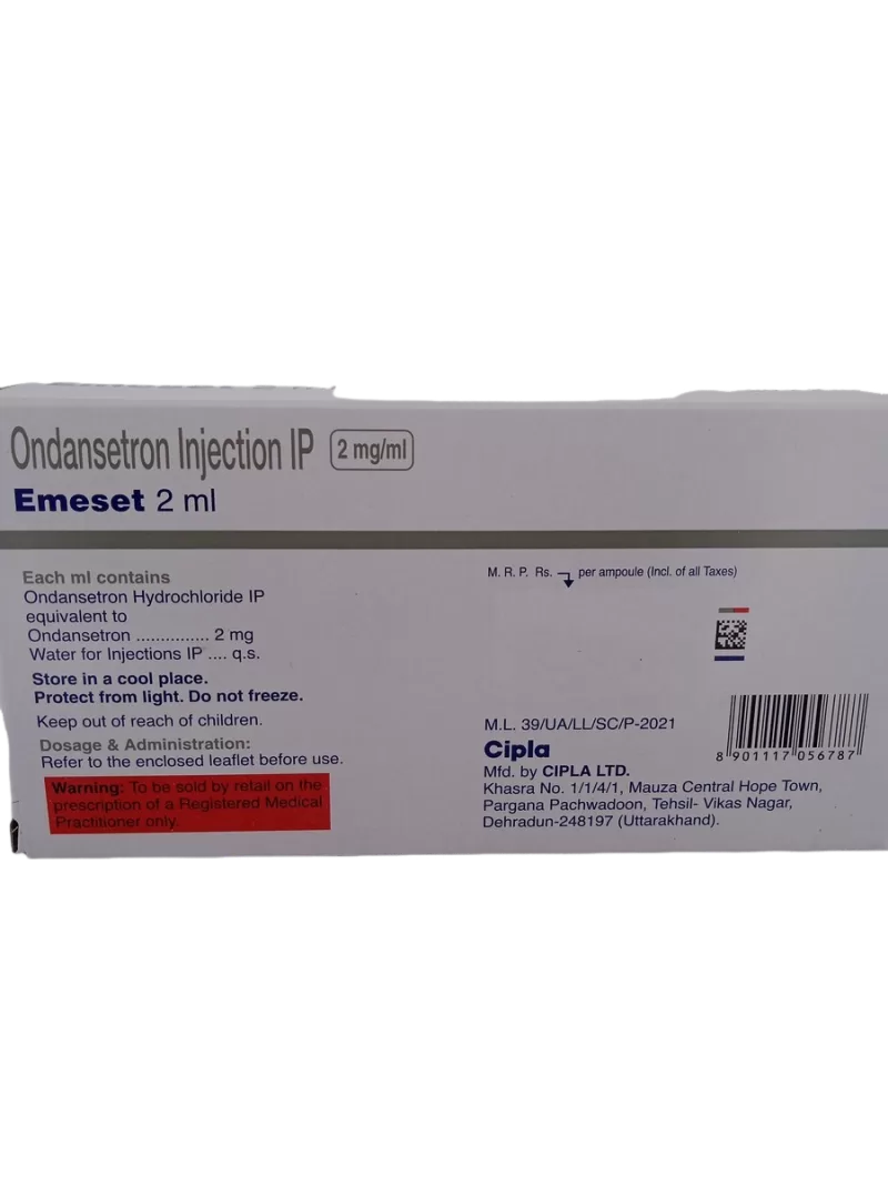 EMESET 2MG/1ML - 1 AMPOULES OF 2ML - Image 4