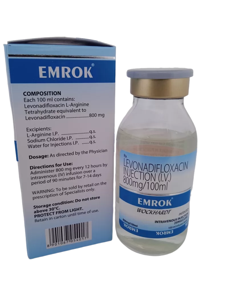 EMROK 800MG/100ML - 1 INFUSION BOTTLE OF 100ML - Image 3