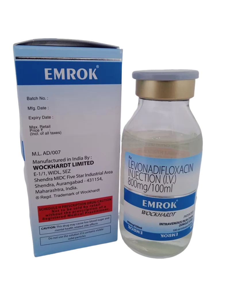 EMROK 800MG/100ML - 1 INFUSION BOTTLE OF 100ML - Image 2