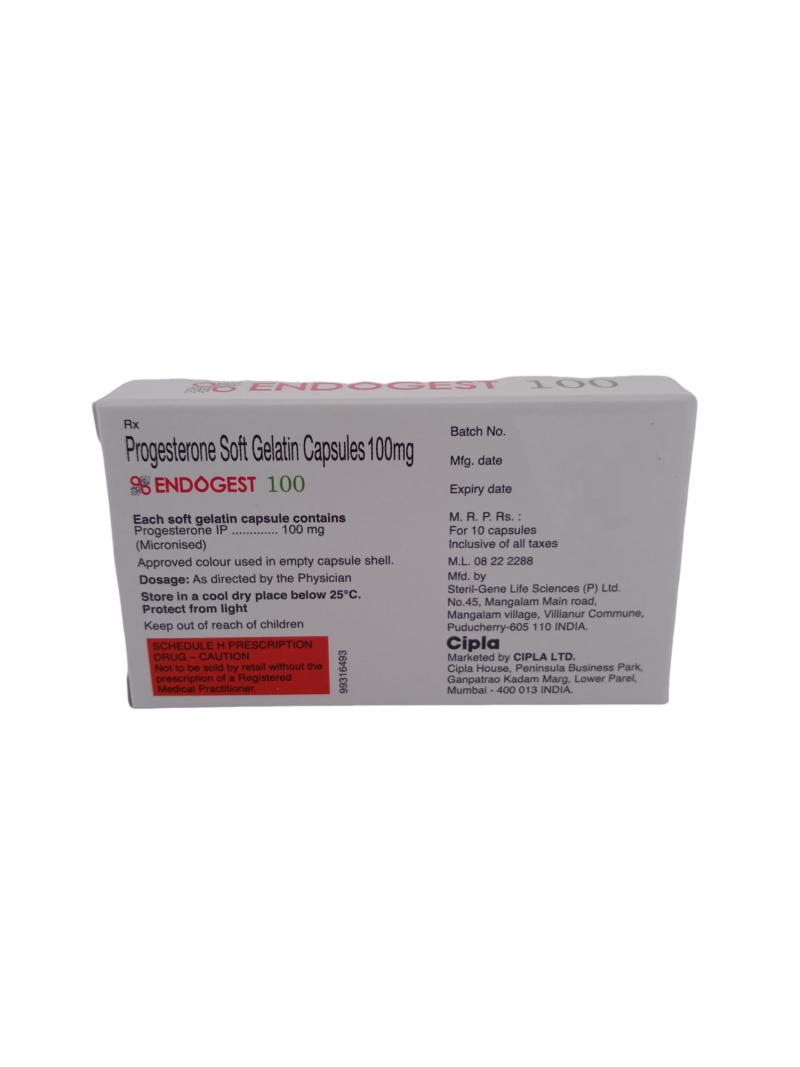 ENDOGEST 100 MG - 10 CAPSULES - Image 4