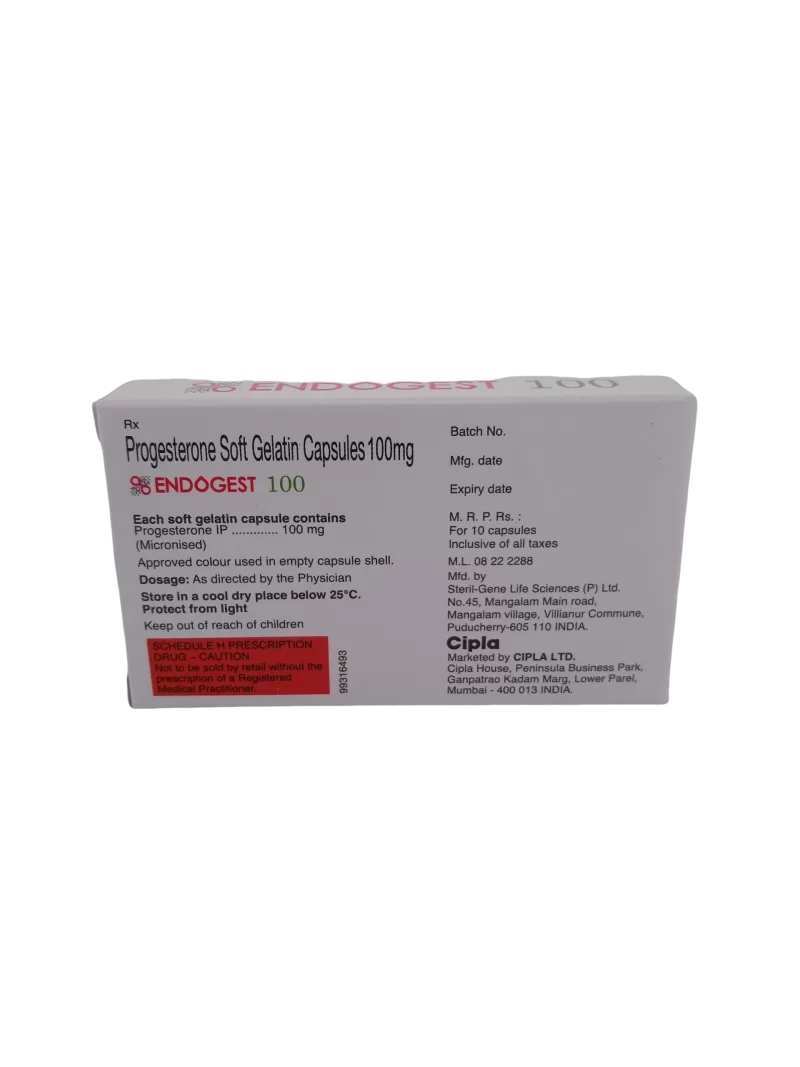 ENDOGEST 100 MG - 10 CAPSULES - Image 4