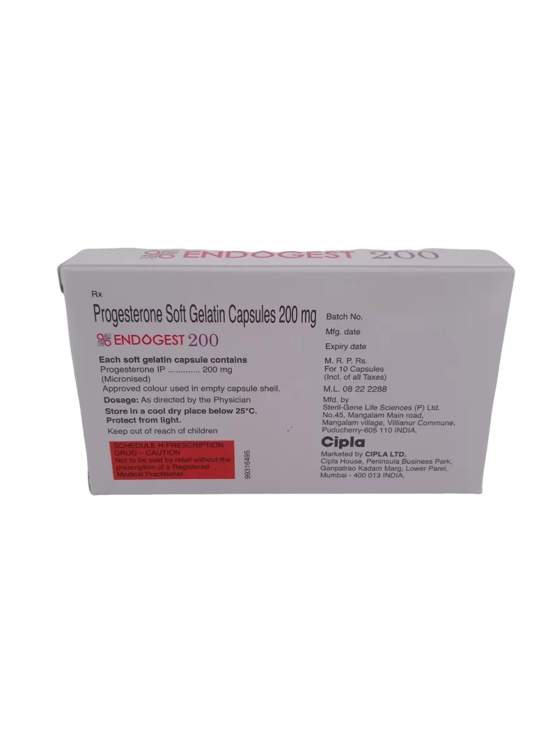 ENDOGEST 200 MG - 10 CAPSULES - Image 4