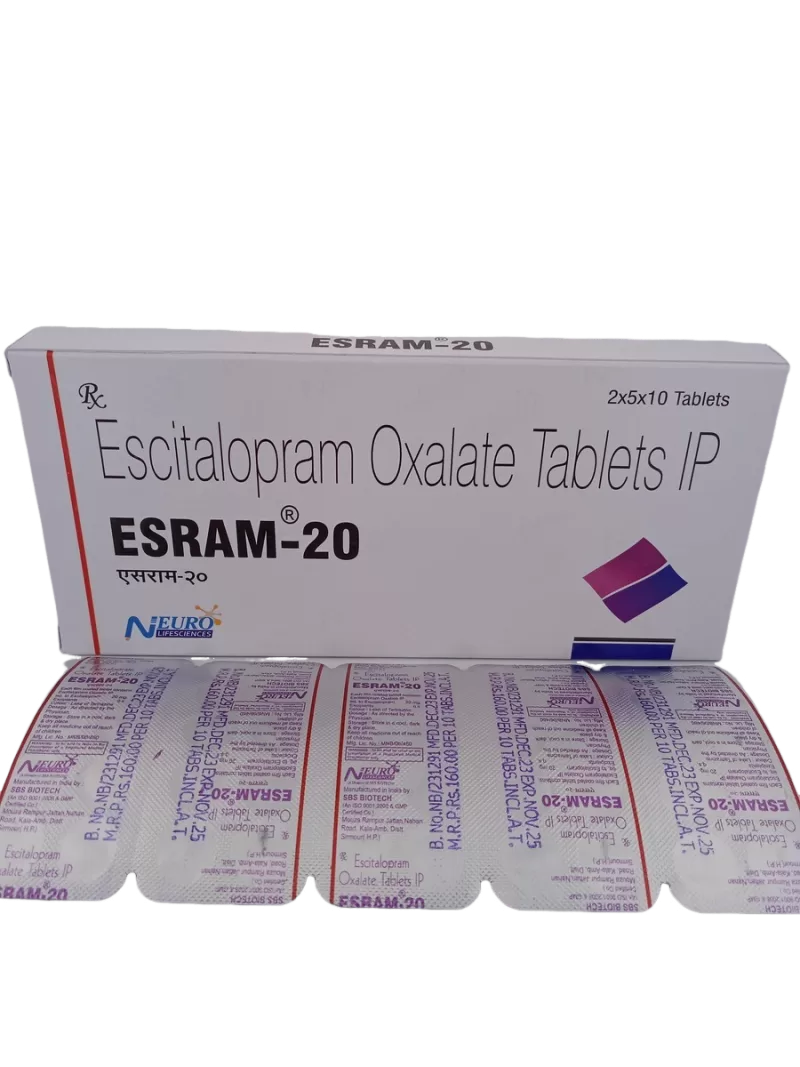 ESRAM 20 MG - 10 TABLETS - Image 3
