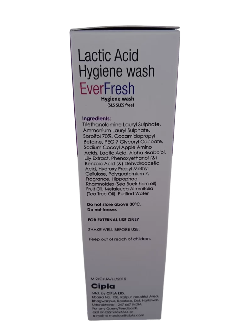 EVERFRESH (HYGIENE WASH) - 1 BOTTLE OF 100ML - Image 2